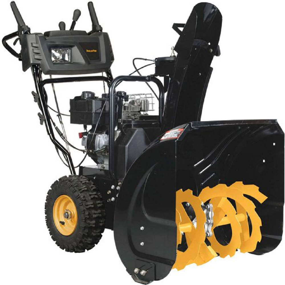 Poulan Pro 24 208cc Two-Stage Snow Thrower with Elec. Start & Light