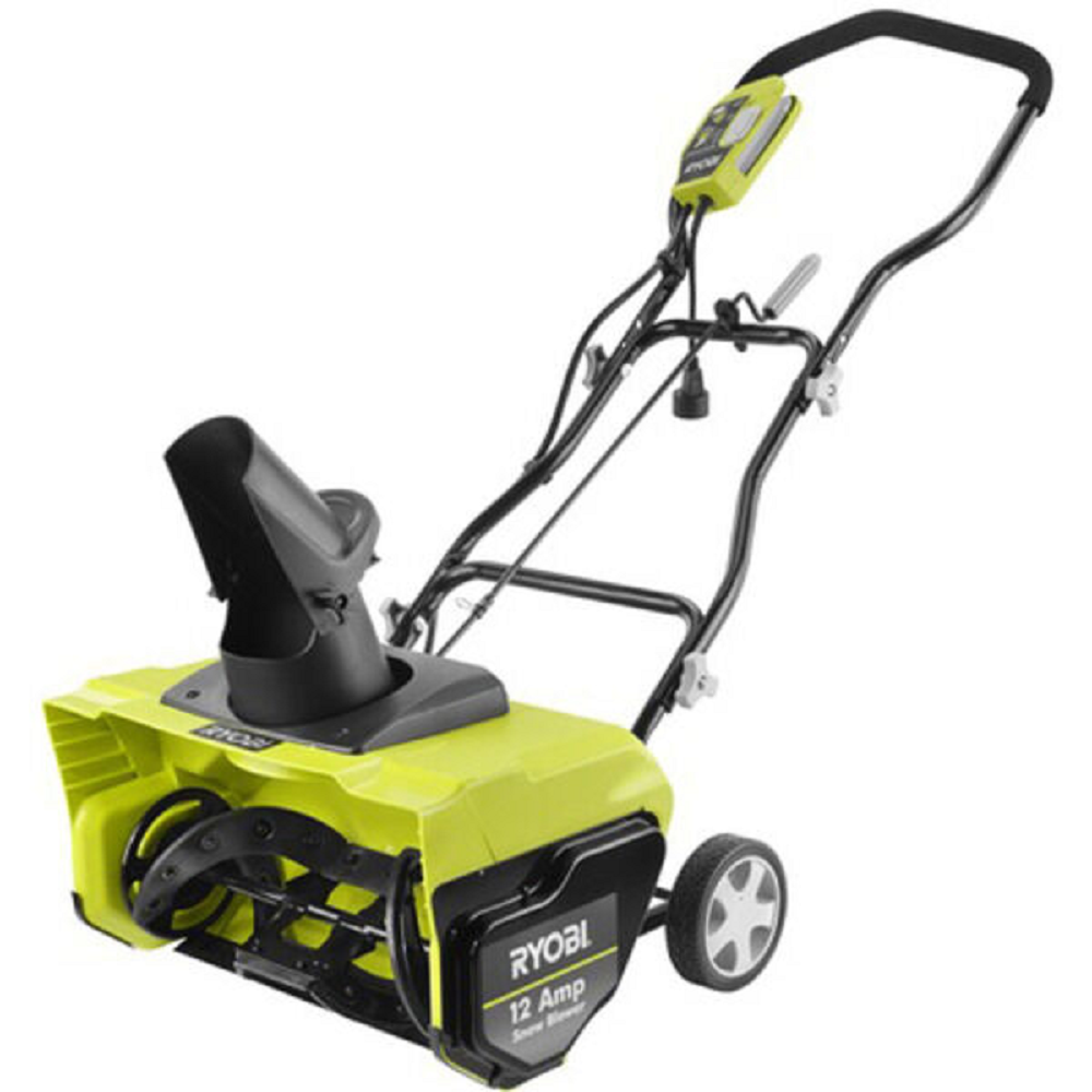 Ryobi Electric Snow Blower 20 In. 12 Amp 180º Adjustable Directional Chute