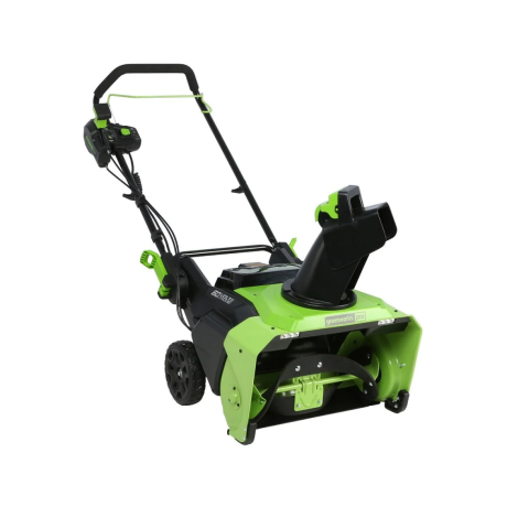 Greenworks PRO 22 in. 60-Volt Battery Cordless Single-Stage Snow Blower with 5.0