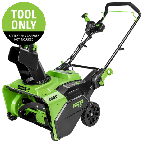 Greenworks PRO 22 in. 60-Volt Battery Cordless Snow Blower (Tool-Only)