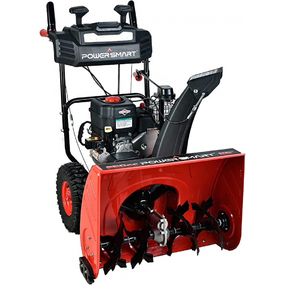 Power Smart DB7103-24 Snow Thrower 24 Inch LCT Snow Engine 208cc OHV 4-cycle E