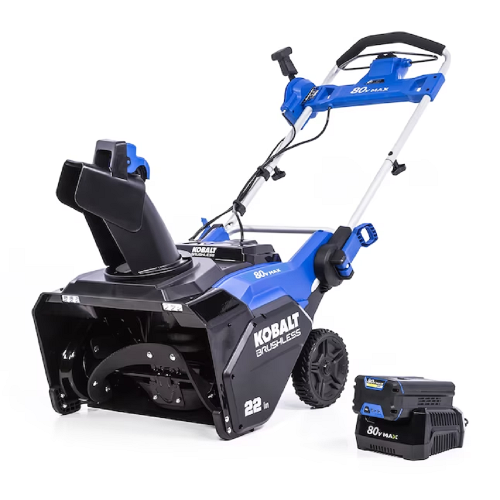 Kobalt 80v Max Brushless Cordless Snow Thrower Kit -