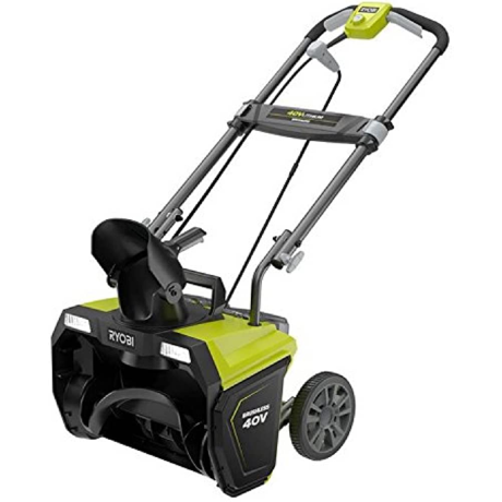 Ryobi 20 In. 40-volt Brushless Cordless Electric Snow Blower With 4 Ah Battery