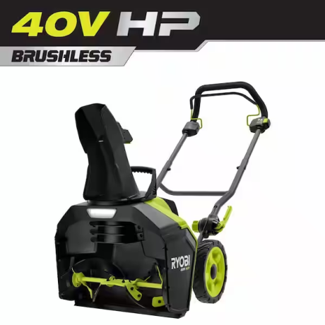 RYOBI 40V HP Brushless Cordless 18-inch Single-Stage Snow Blower (Tool-Only)