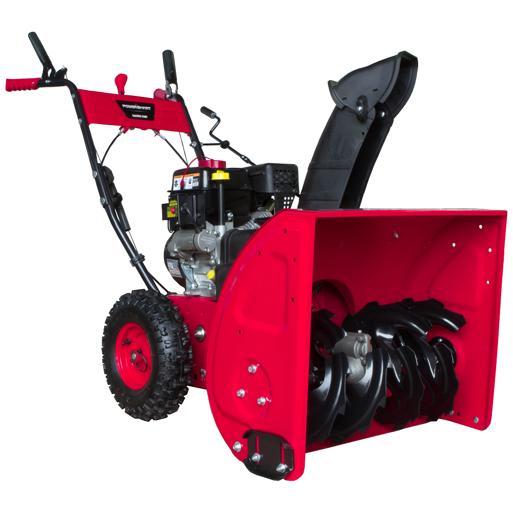 Power Smart DB7624E1 24in. 2-stage Electric Start Gas Snow Blower